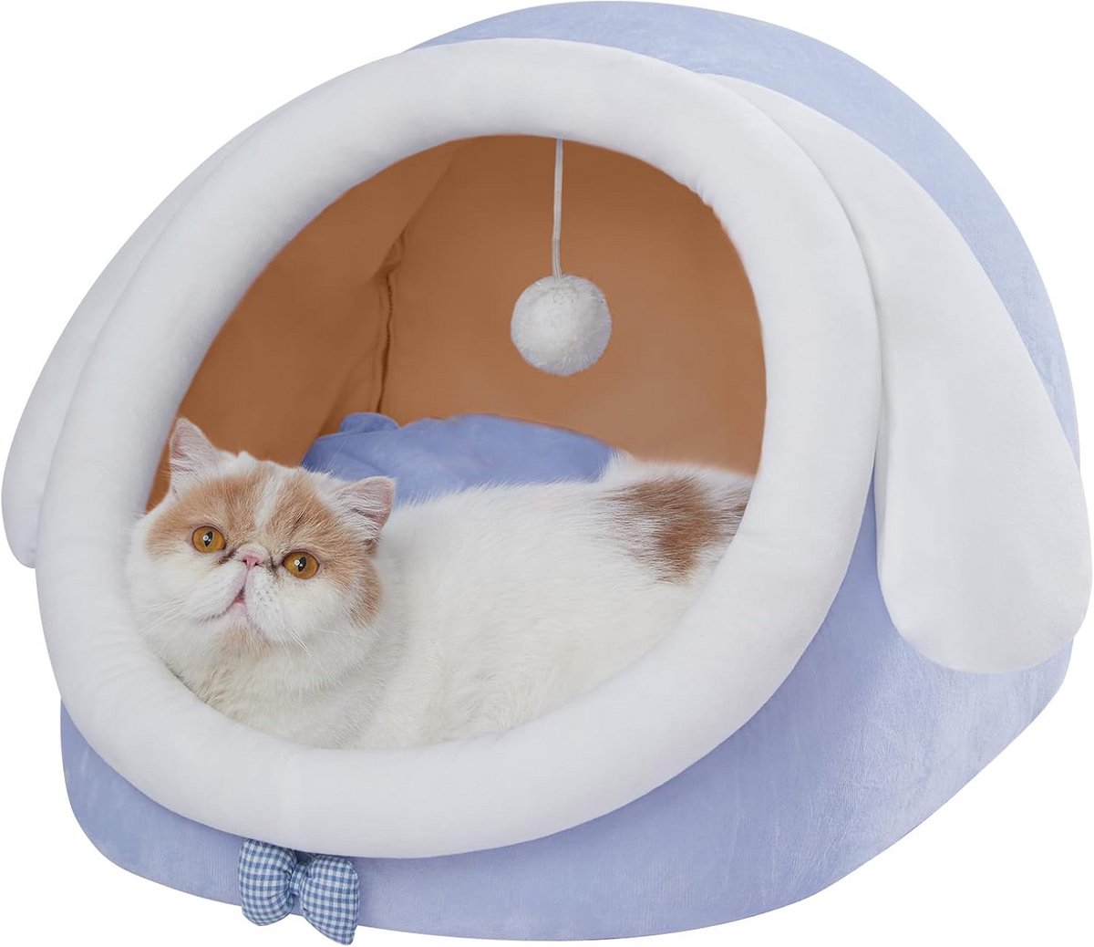 Zacht en Comfortabel Kattenhol met Wasbaar Kussen voor Binnen