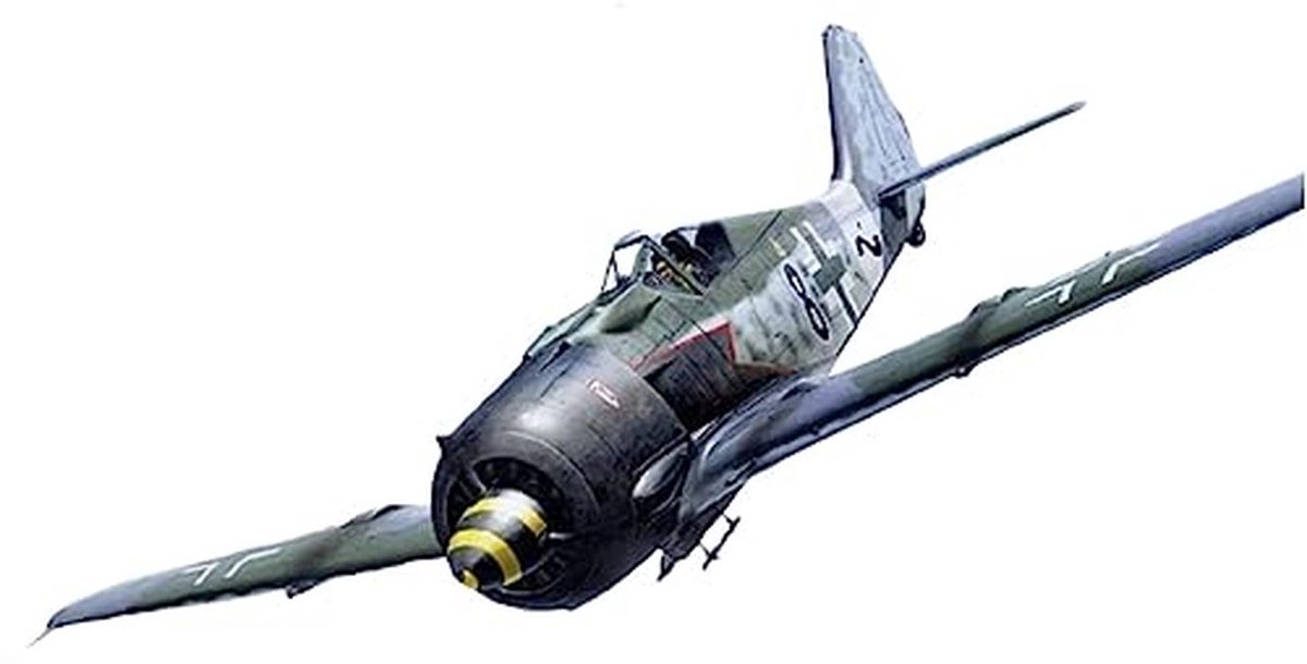 1:48 WWII Duitse Focke Wulf Fw190 A-8/A-8R2 Modelbouwkit