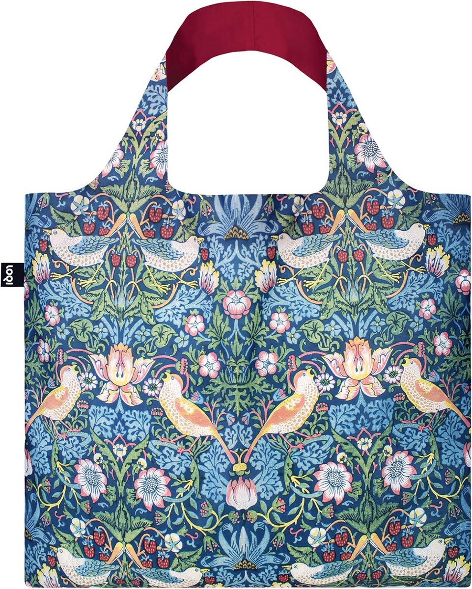 Herbruikbare Boodschappentas William Morris Aardbeidief Katoen