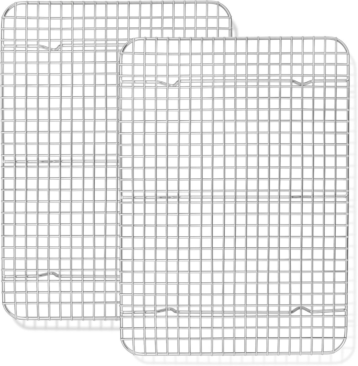 Koelrooster RVS Set van 2 - 38,8 x 28,7 x 1,8 cm