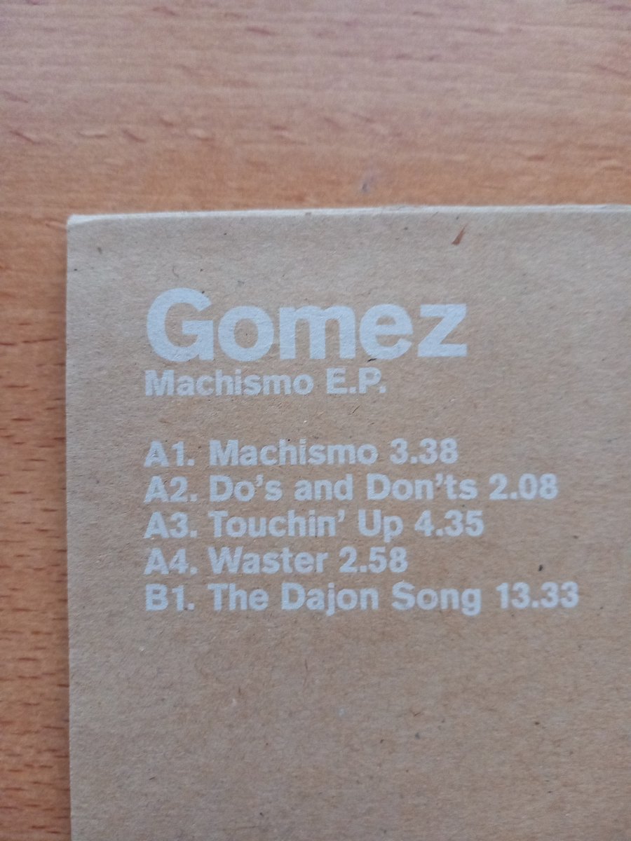 GOMEZ- MACHISMO E.P. ( 12 "VINYL )