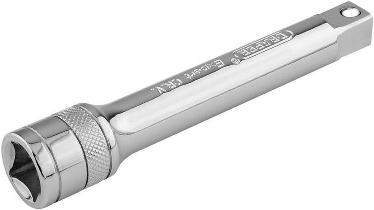 Verlengstuk 1/2 inch voor doppen, 125 mm, Gepolijst Chroom Vanadium