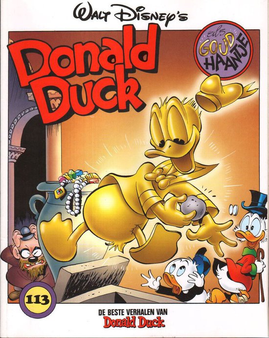 Donald Duck als goudhaantje