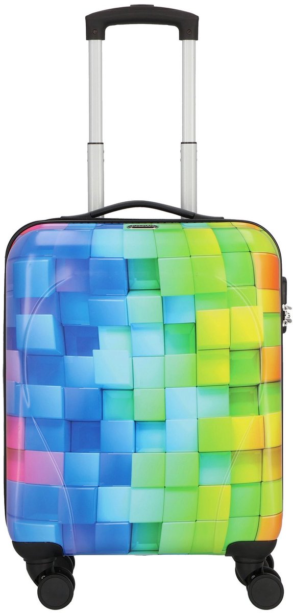 NOWI Santa Cruz De Tenerife 4 wielen Cabinewagen S 54 cm - Harde bagage - Combinatieslot - bunt