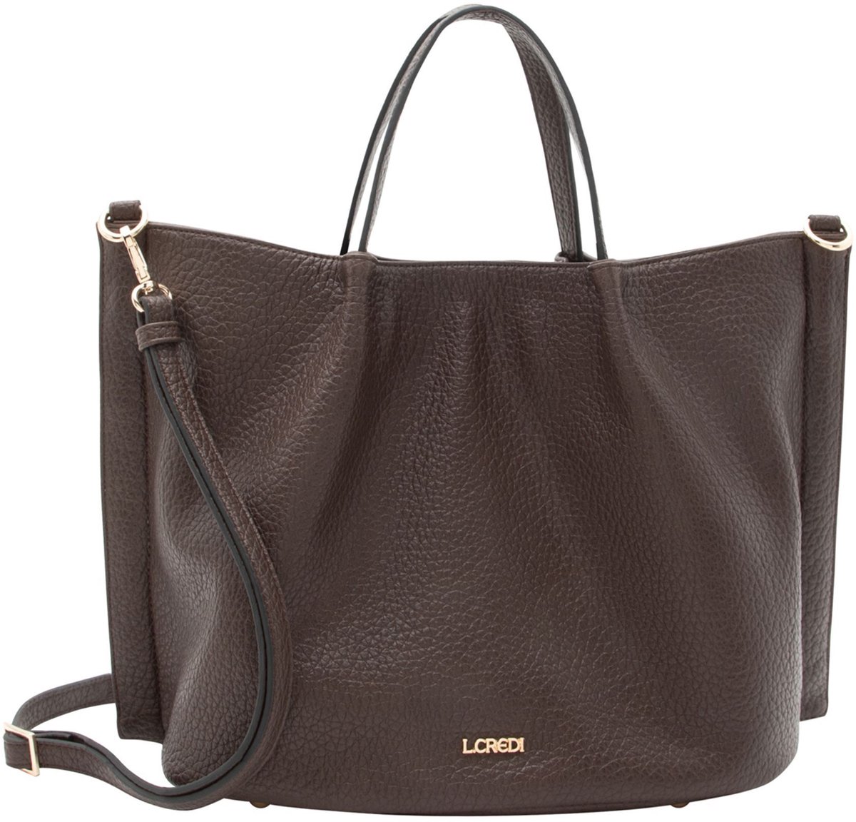L.CREDI Raila Shopper Tas 31 cm - 12 L - chocolate