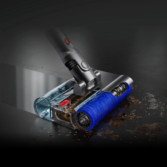 Dyson V12s Detect Slim Submarine - Steelstofzuiger met dweilfunctie - Nikkel/Geel - 140 Air Watts - Hepa