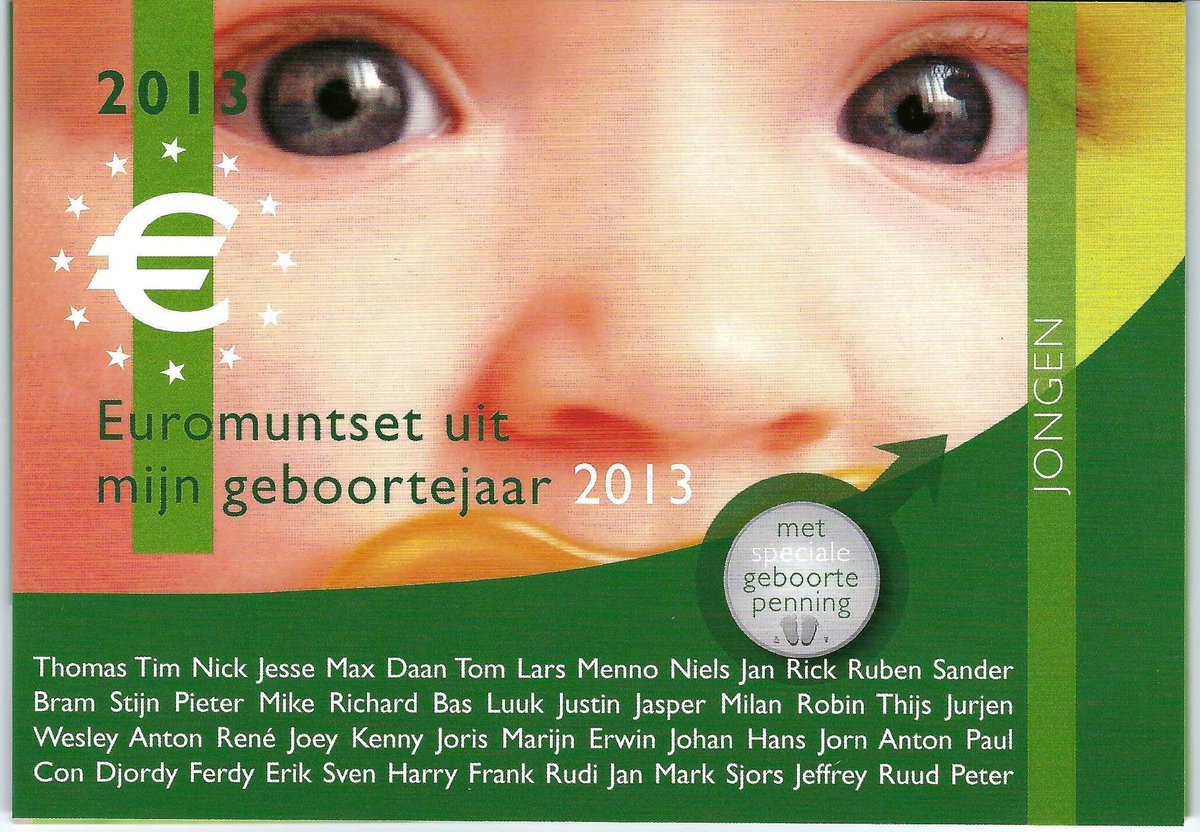 Geboorteset baby jongen 2013