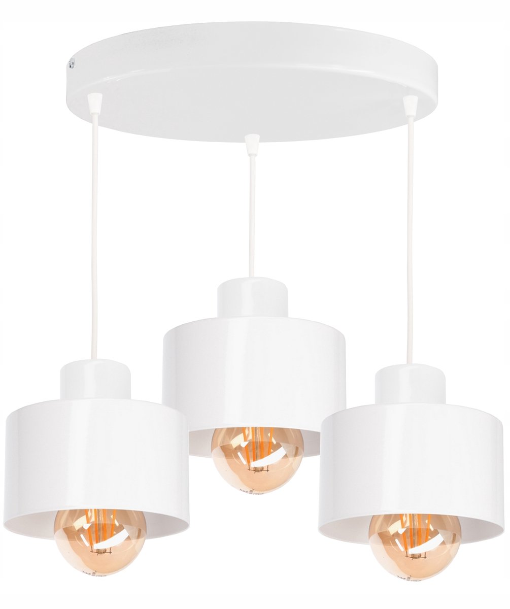 Merلوze Hanglamp Loft 3 Lampen voor Eettafel en Woonkamer