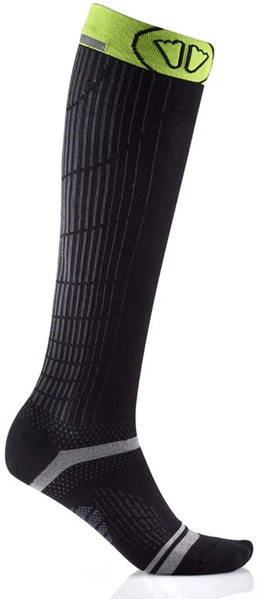 Sidas Endurance Racing Knee Compressiekousen Zwart EU 35-36