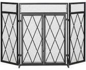Openhaard scherm - Haardscherm - Vonkenscherm - Kachelhek - Haardhek - Haardscherm kinderen - 120 x 79 cm
