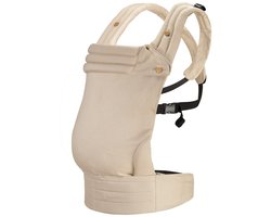 Draagzak voor pasgeborenen tot peuters, comfortabele draagzak, ergonomische draagzak met hoofdsteun, (beige)