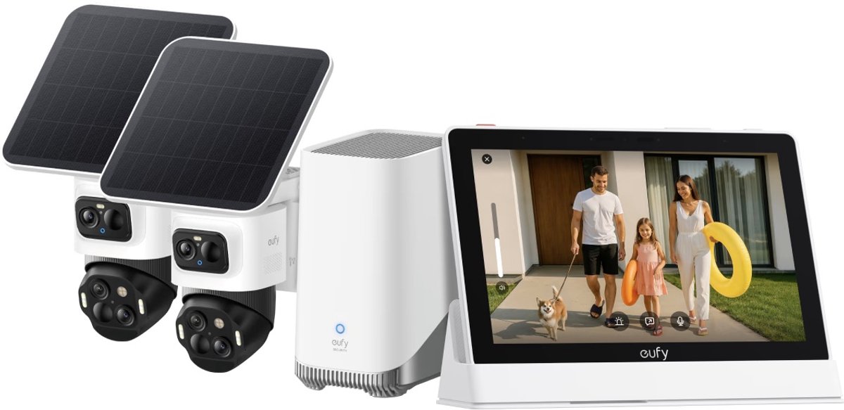 eufy eufyCam S4 Beveiligingscamera Set met Smart Display E10