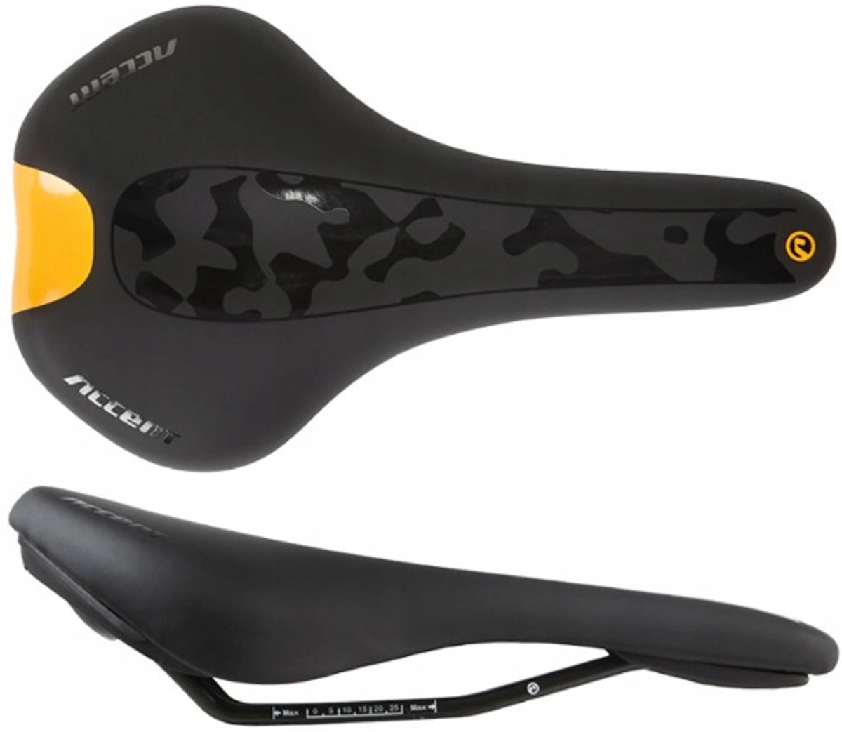 Accent Furious Fietszadel Army Camo - Comfort & Stijl