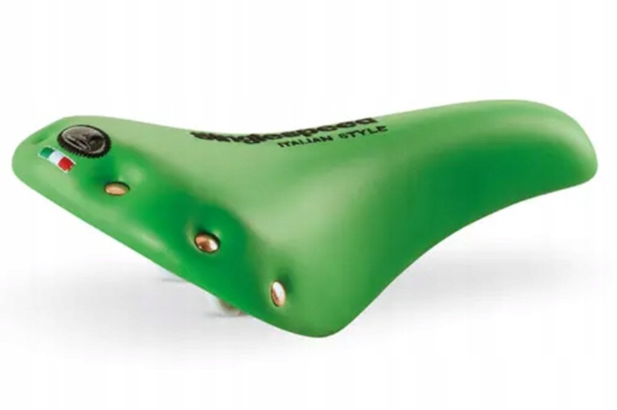 Monte Grappa Canarad Zadel - Groen Synthetisch, Leer, 285x160mm