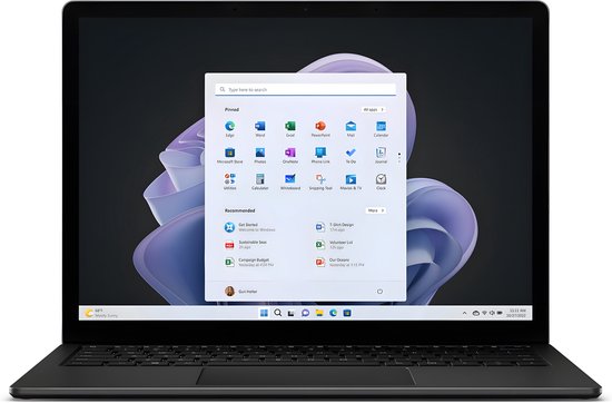 Microsoft Surface Laptop 5 - Laptop - 15 inch - i7 - 8 GB RAM - 256 GB SSD - Microsoft - Hoofdafbeelding