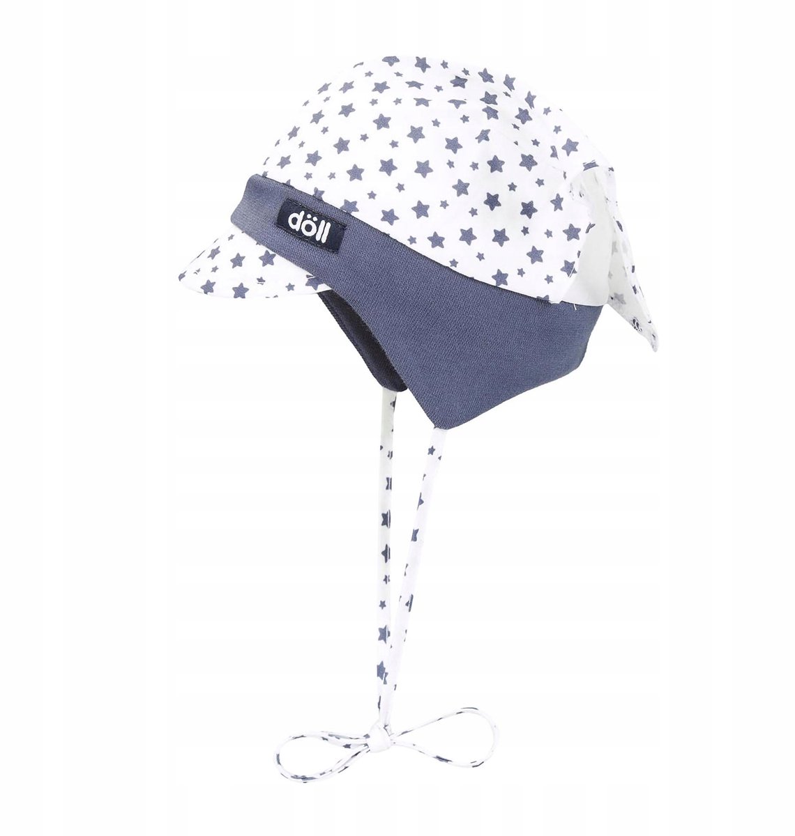 Döll Baby Zonnehoedje met Vizier - Maat 43 - Marineblauw