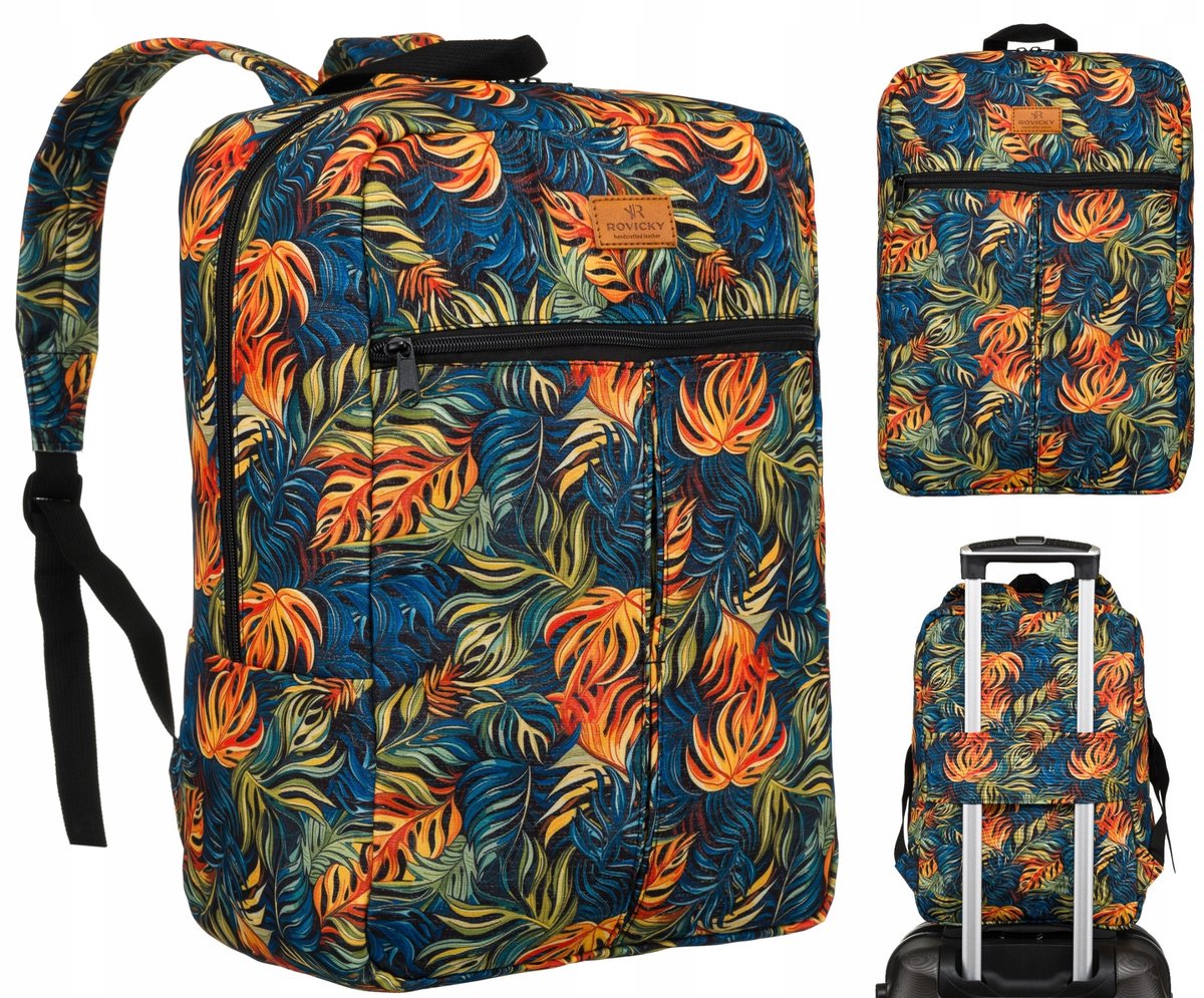 Rovicky handbagage rugzak 40x20x25 cm voor Ryanair & Wizz Air