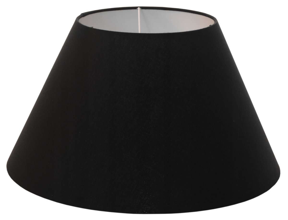 Zwarte Kegel Lampenkap Katoen E27 13x25cm H15cm - Stijlvol & Sfeervol