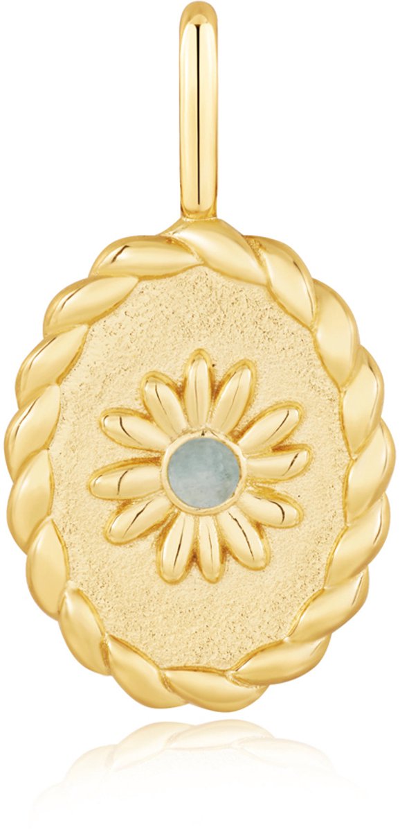 Ania Haie AH NC055-06G Pop Charms Dames Hanger - Sieraad - Zilver - Goudkleurig - 925 Zilver - 13 mm breed - 22 mm lang