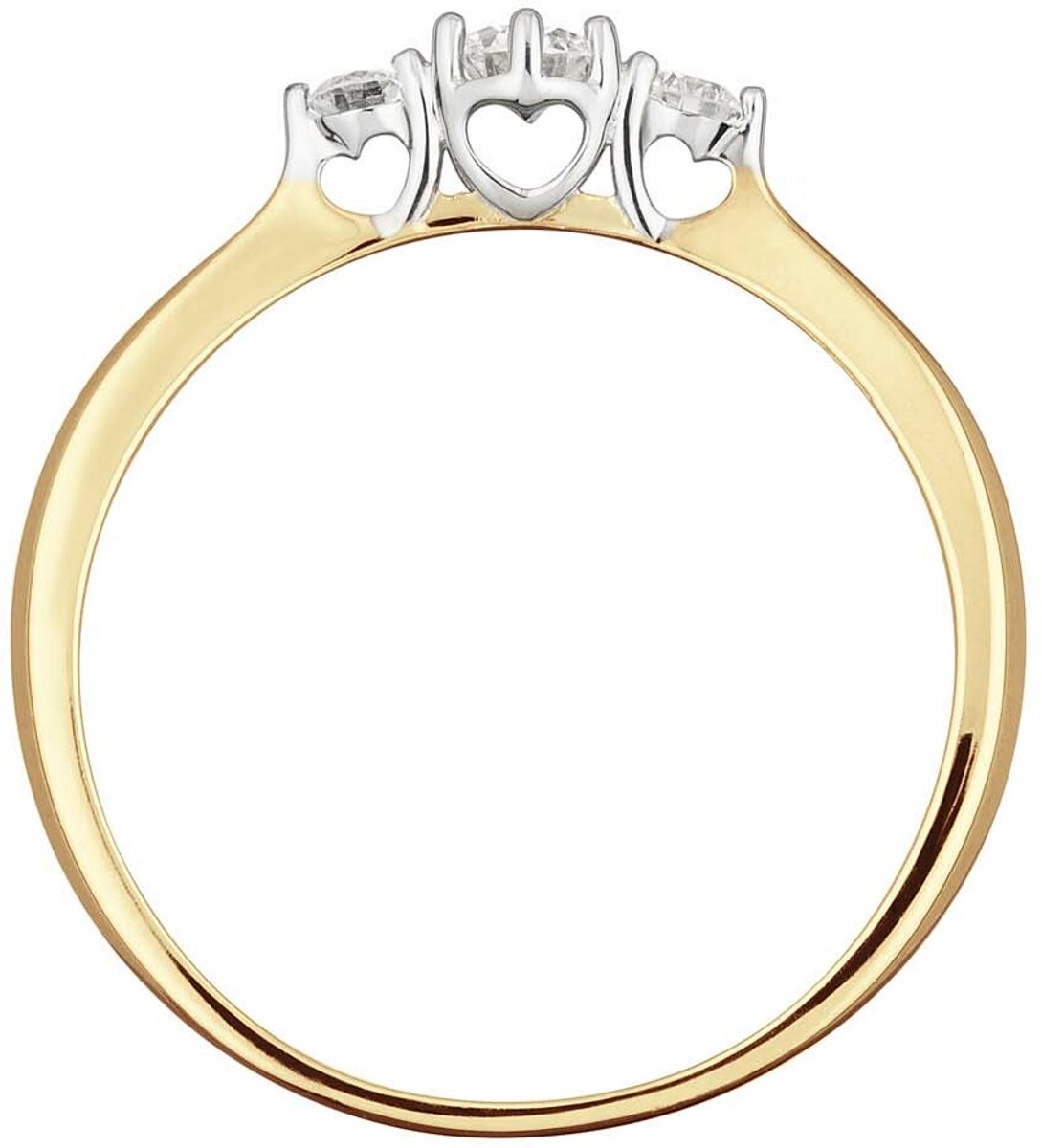 Glow 214.600052 Say Yes Dames Ring - Minimalistische ring
