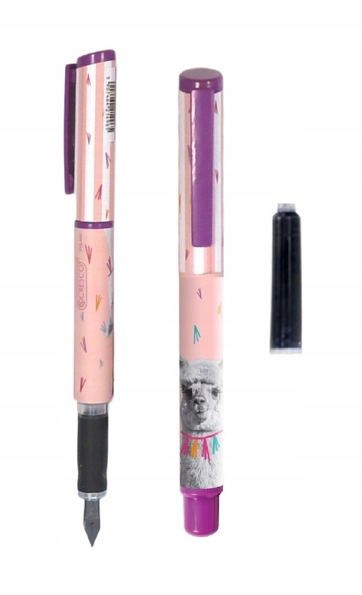 Cresco Go Pen Alpaca Vulpen - Felle Schrijfpret voor Kinderen