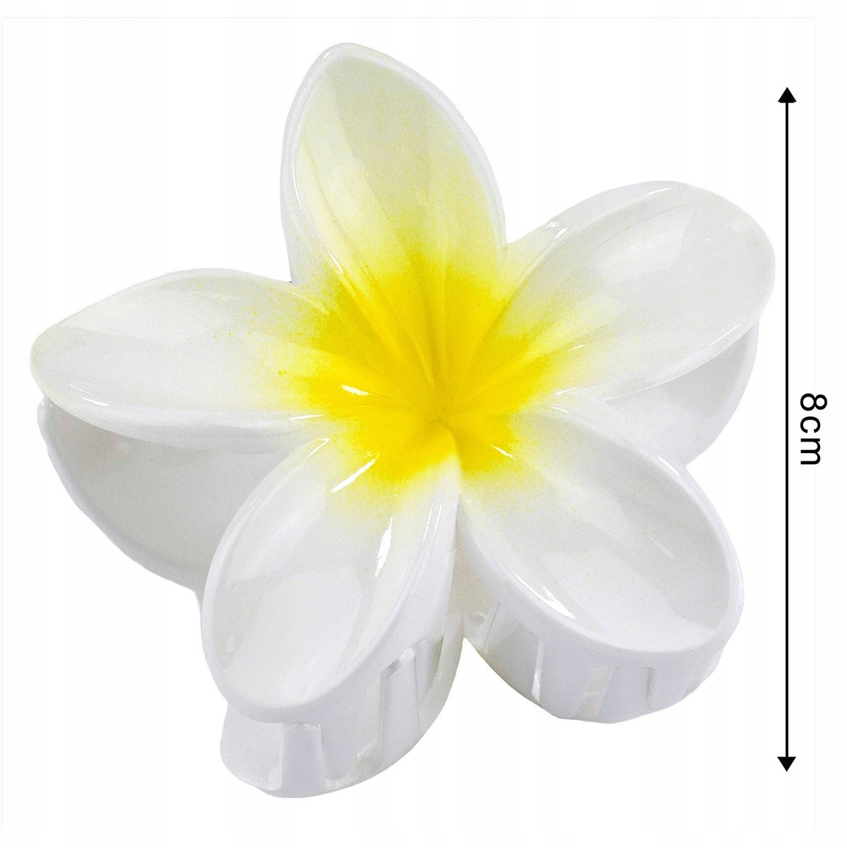 Grote Hawaii Bloem Haarclip - Plumeria Klem