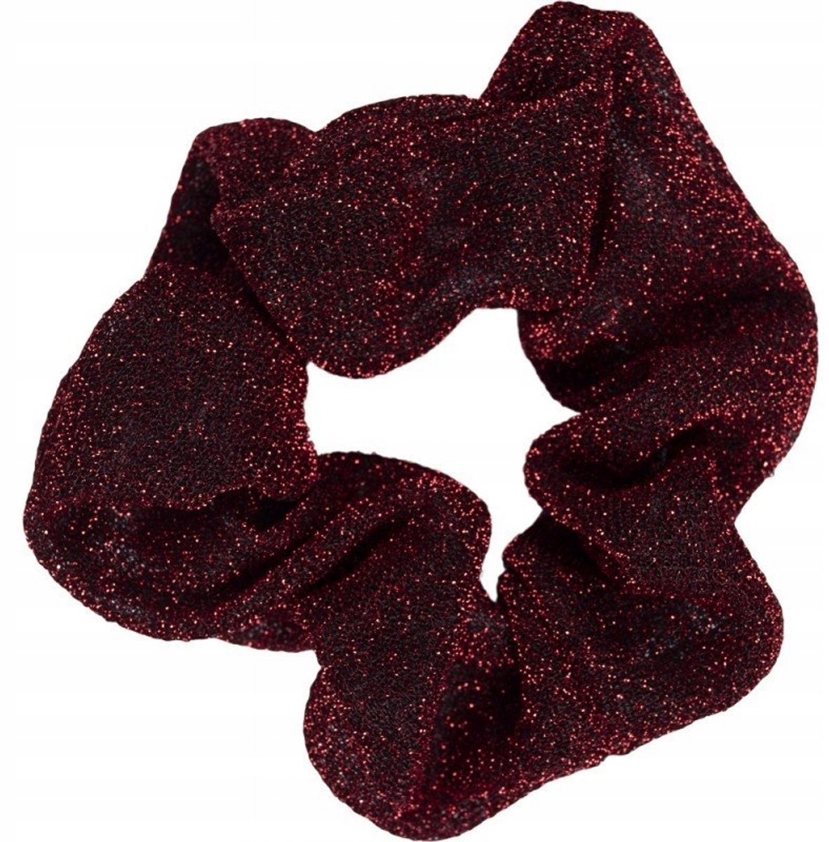 Top Choice Scrunchie-haarband met glitters - diverse kleuren