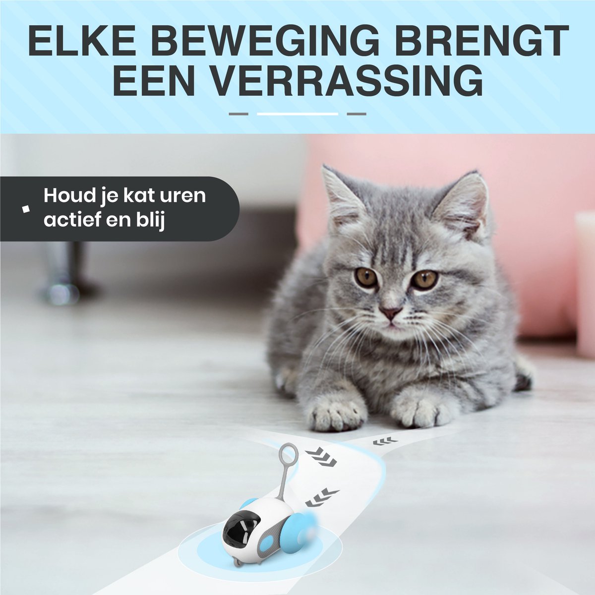 LG ZoeZo Elektrisch Interactief Kattenspeeltje thumbnail 5