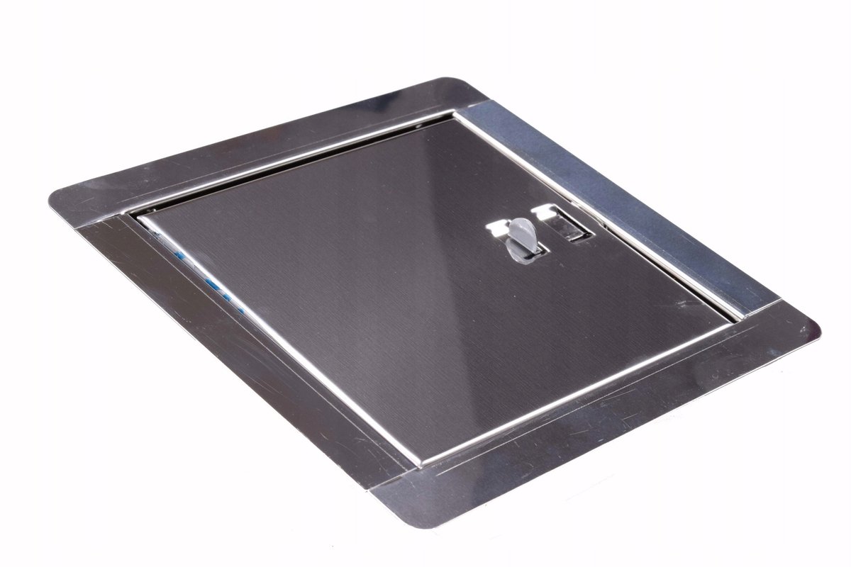 Roestvrijstalen Schouwdeurtje 14x14 cm - Inspectie & Ventilatie