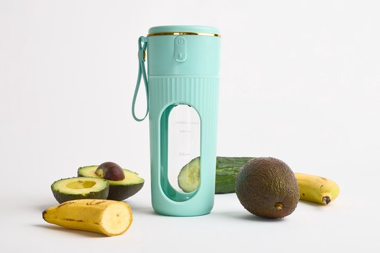 NutriLush: mini blender onderweg, draagbare blender USB, smoothie maker portable, blender to go oplaadbaar en USB smoothie maker. van Merkloos — afbeelding 2