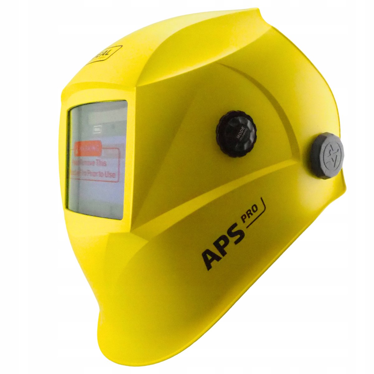 APS PRO 768L-S+ Yellow Matt lashelm met TrueView+ technologie
