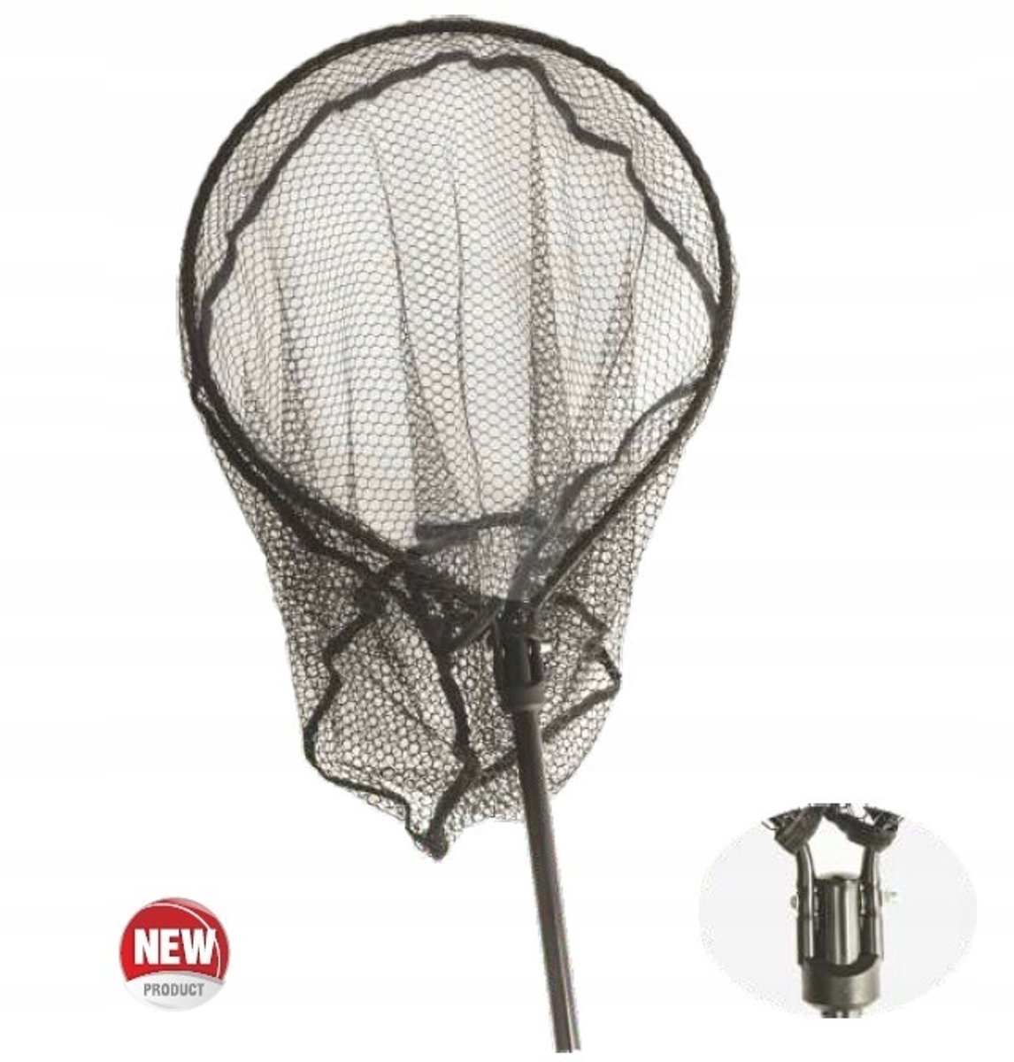Mistrall Rubber Visnet 1.15m - 45x50cm, Maas 12mm