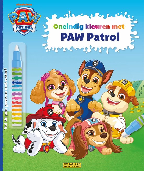 PAW Patrol - Oneindig kleuren met PAW Patrol - cover