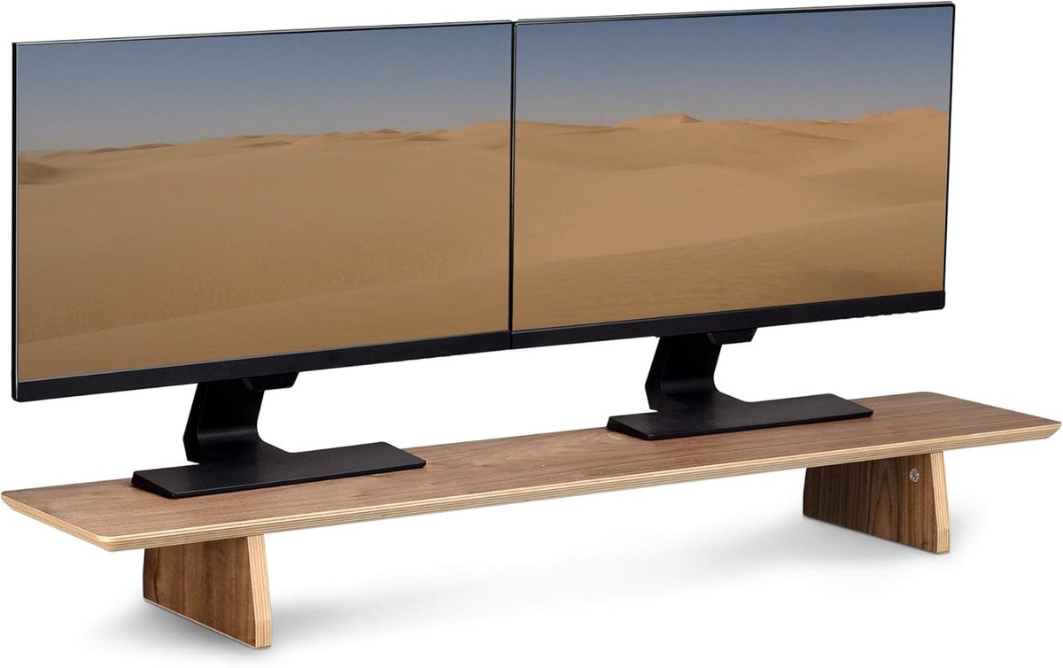 Candala Dubbele monitorarm - Zwart