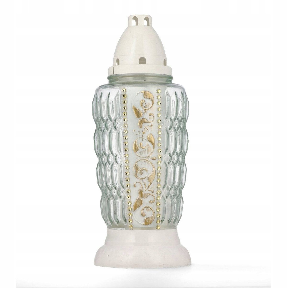 Znicz ROL 46 Witgoud 29cm - Elegante jubileumkaars