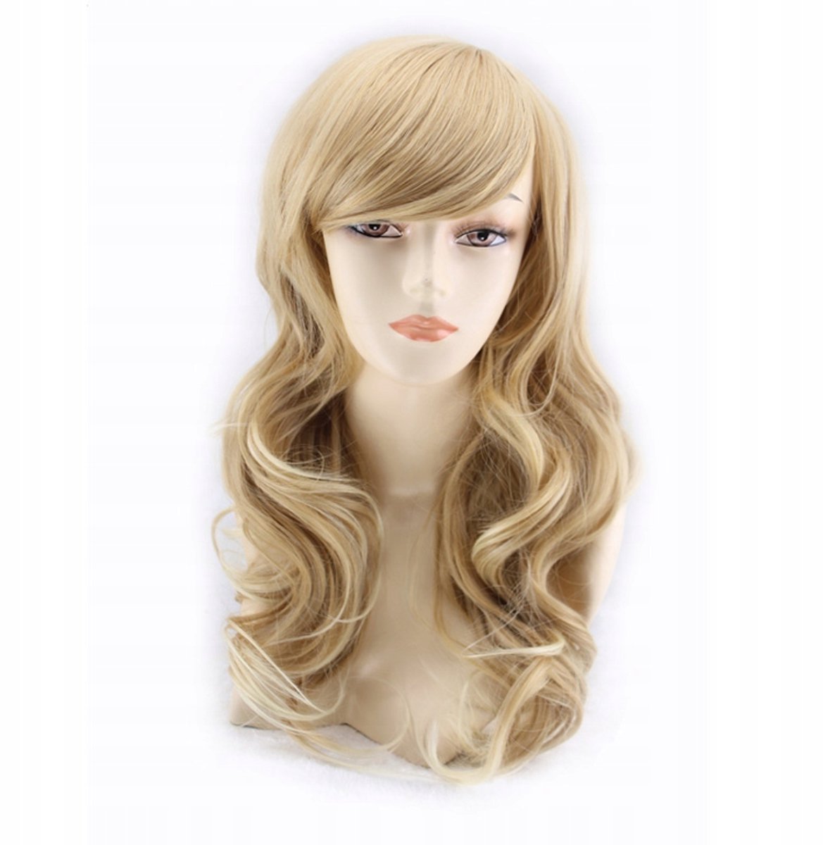 Lange Blonde Damespruik - Cosplay & Feestelijk - 65cm