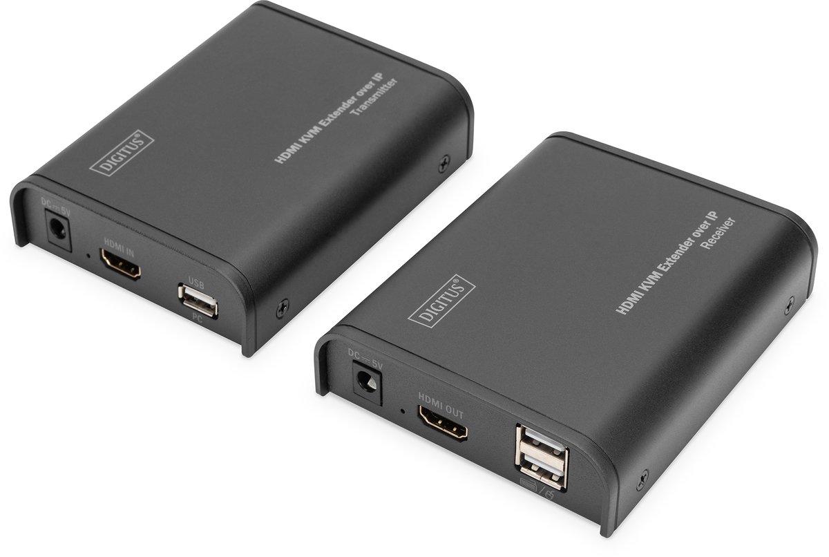Digitus DS-55202 Zender en ontvanger KVM-extender