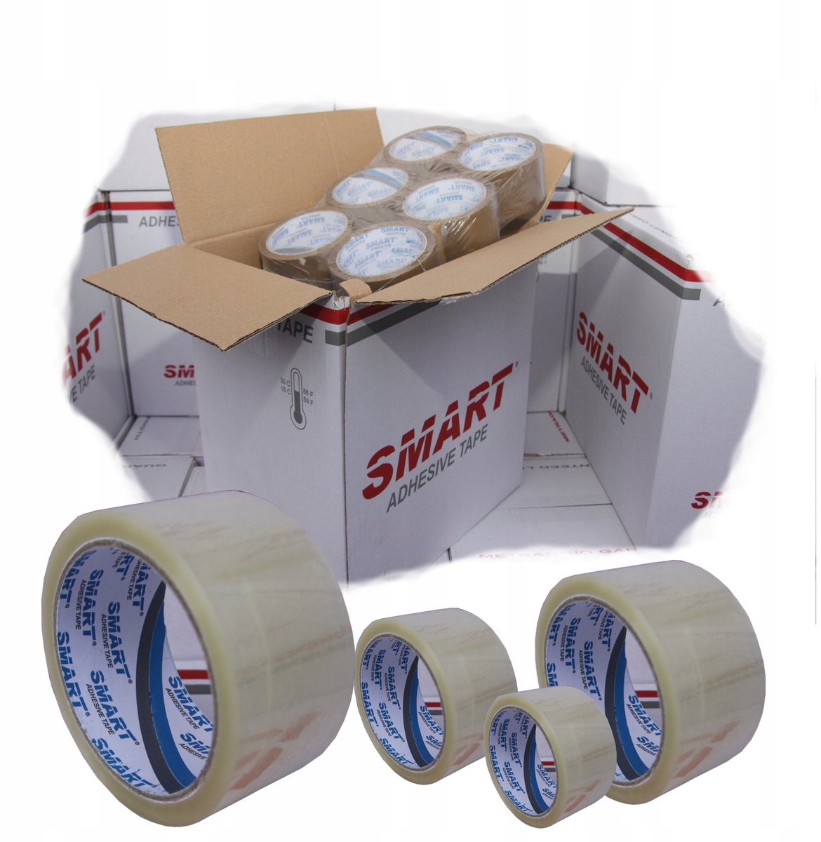 Smart Packing Tape Transparant 36 Rol - 48mm x 45m