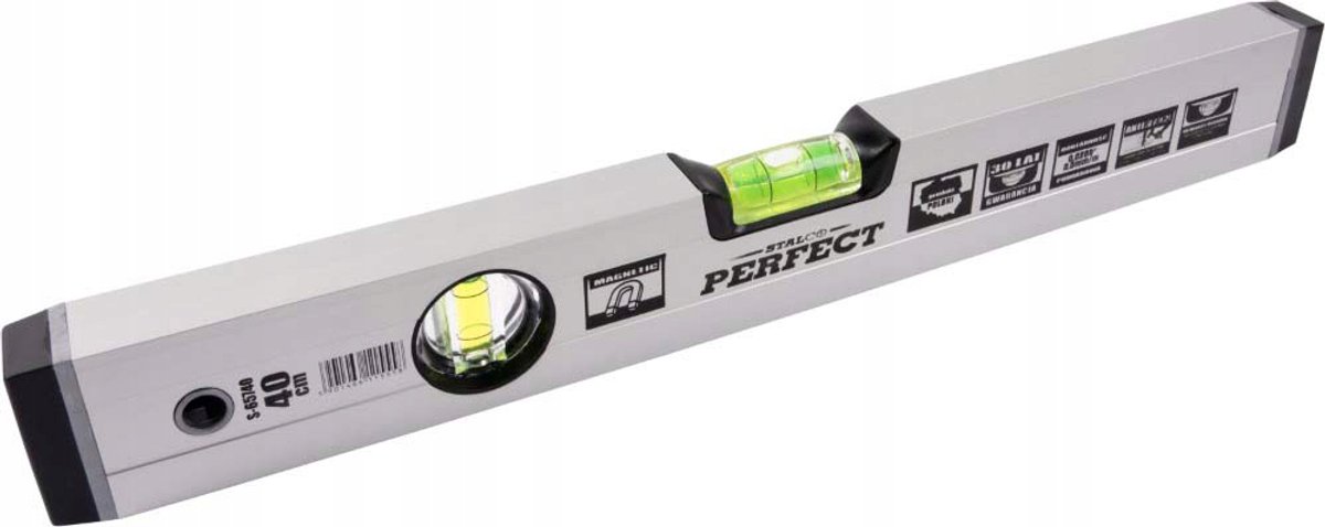 Aluminium Waterpas met Magneet 60cm - Stalco S-65742