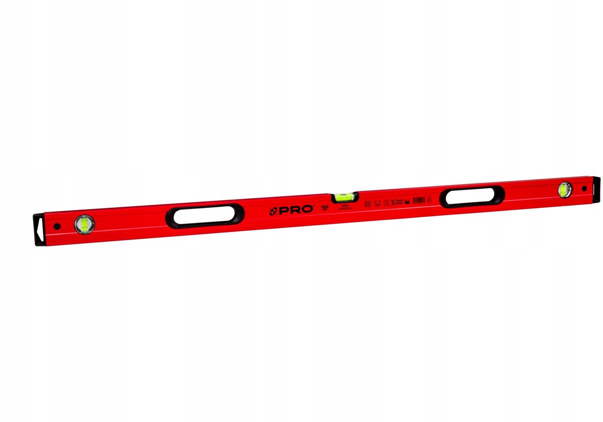 PRO Waterpas PRO800 Rood met Handwater 120cm