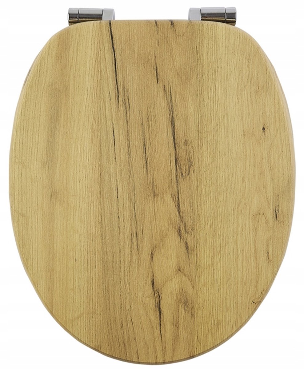 Amargura MDF Toiletzitting Naturel Soft Close - Duurzaam & Stijlvol
