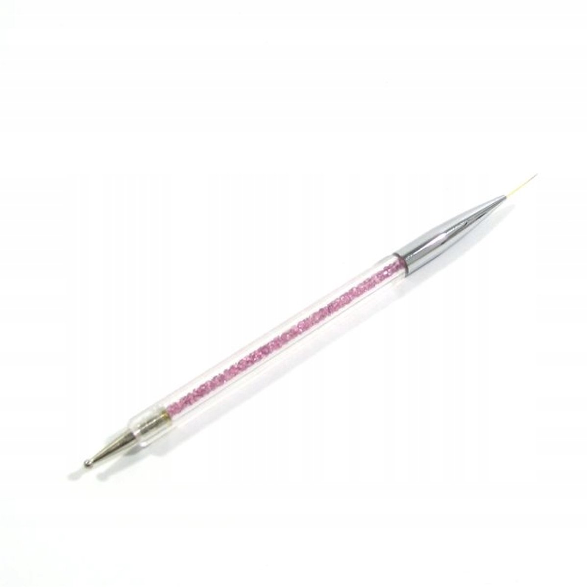 Dubbelzijdige Nail Art Kwast met 3mm Probe en 15mm Kwast