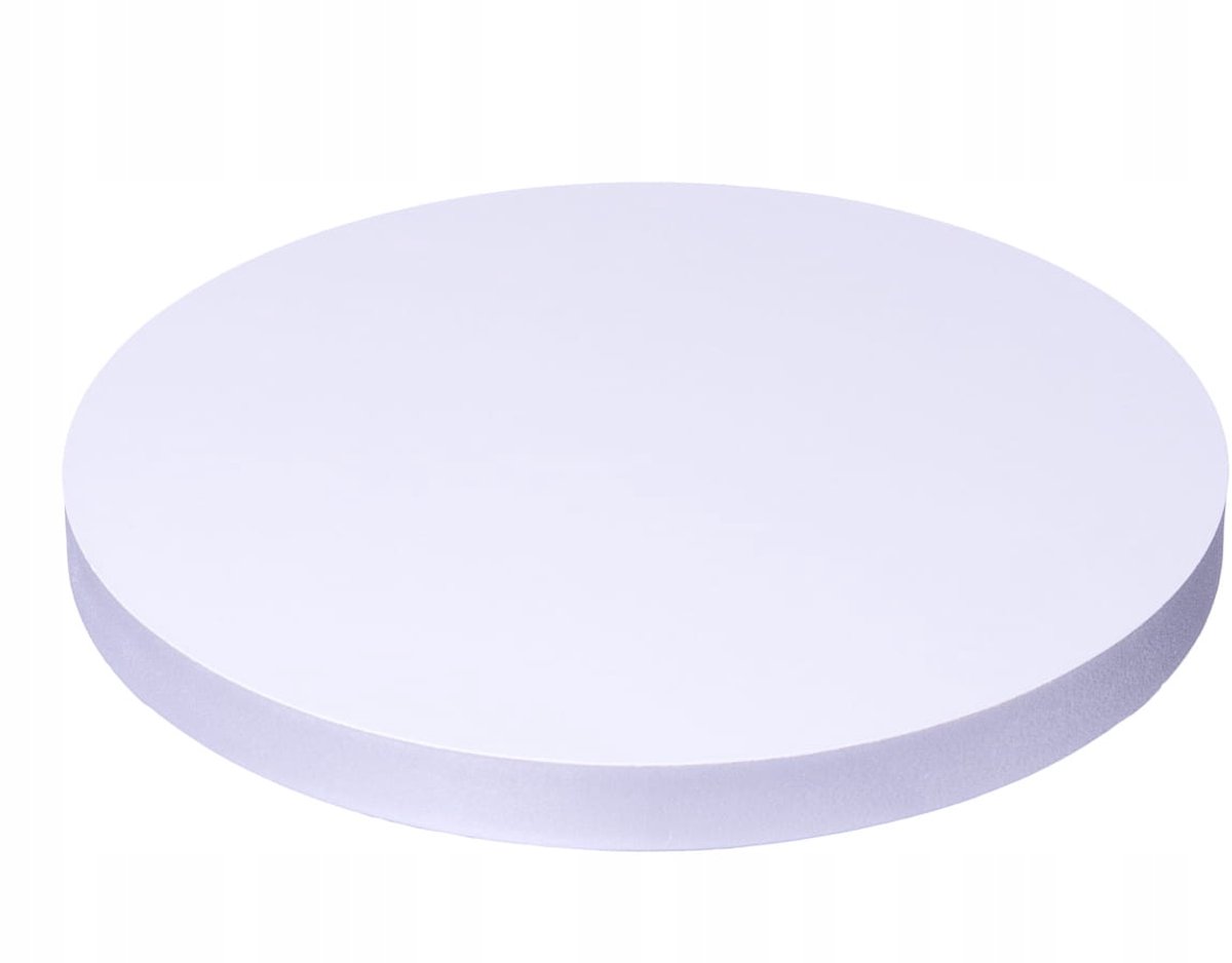 Witte Styrodur taartbodem 18cm - stabiel en hygiënisch