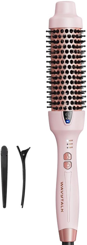 Wavytalk Blowout Express - Ionic Thermal Brush - 38 mm Keramische Barrel Voor Salonwaardige Blowouts Thuis - Anti-Pluis Ionentechnologie - Lichtgewicht & Snelle Opwarming - 3 Warmtestanden