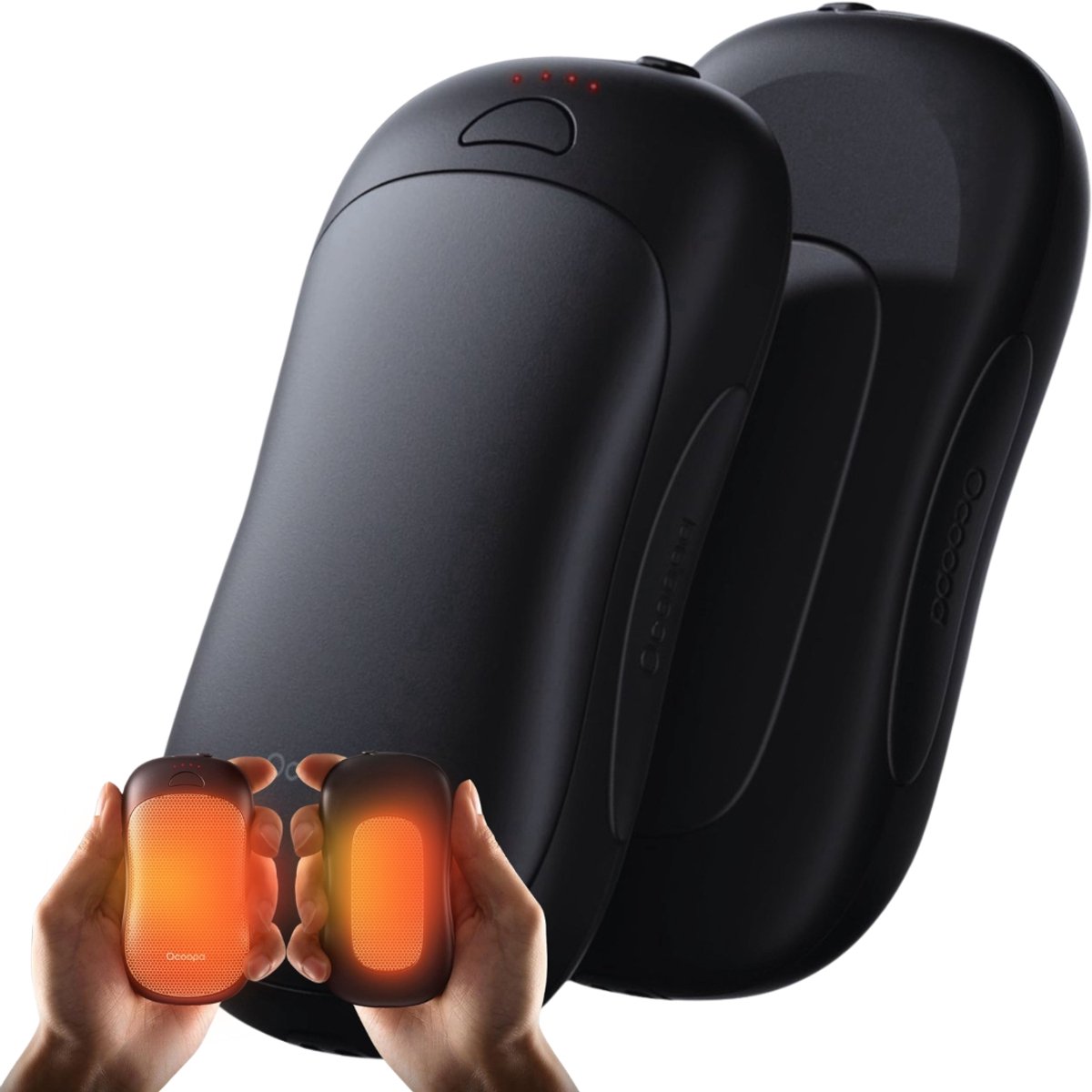 Ocoopa® Herbruikbare Handwarmers UT3 PRO – 2-in-1 Elektrische Handwarmer & Powerbank (10.000 mAh) - Innovatief Tweedelig Magnetisch Design – Elektrische Handwarmers – Raynaud – Golf – Outdoor - Wintersport