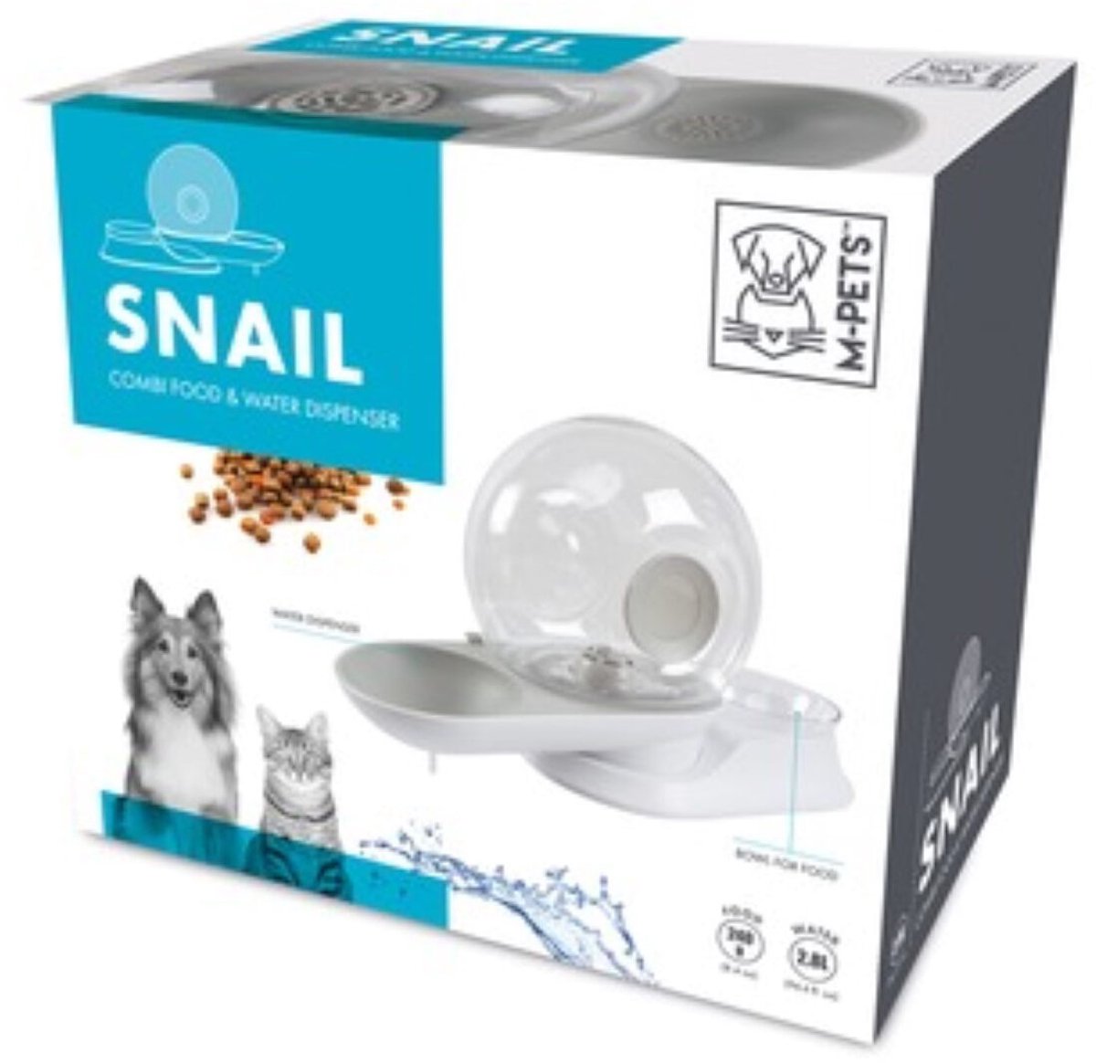 Automatisch voederbakje MPETS Snail - afbeelding 2