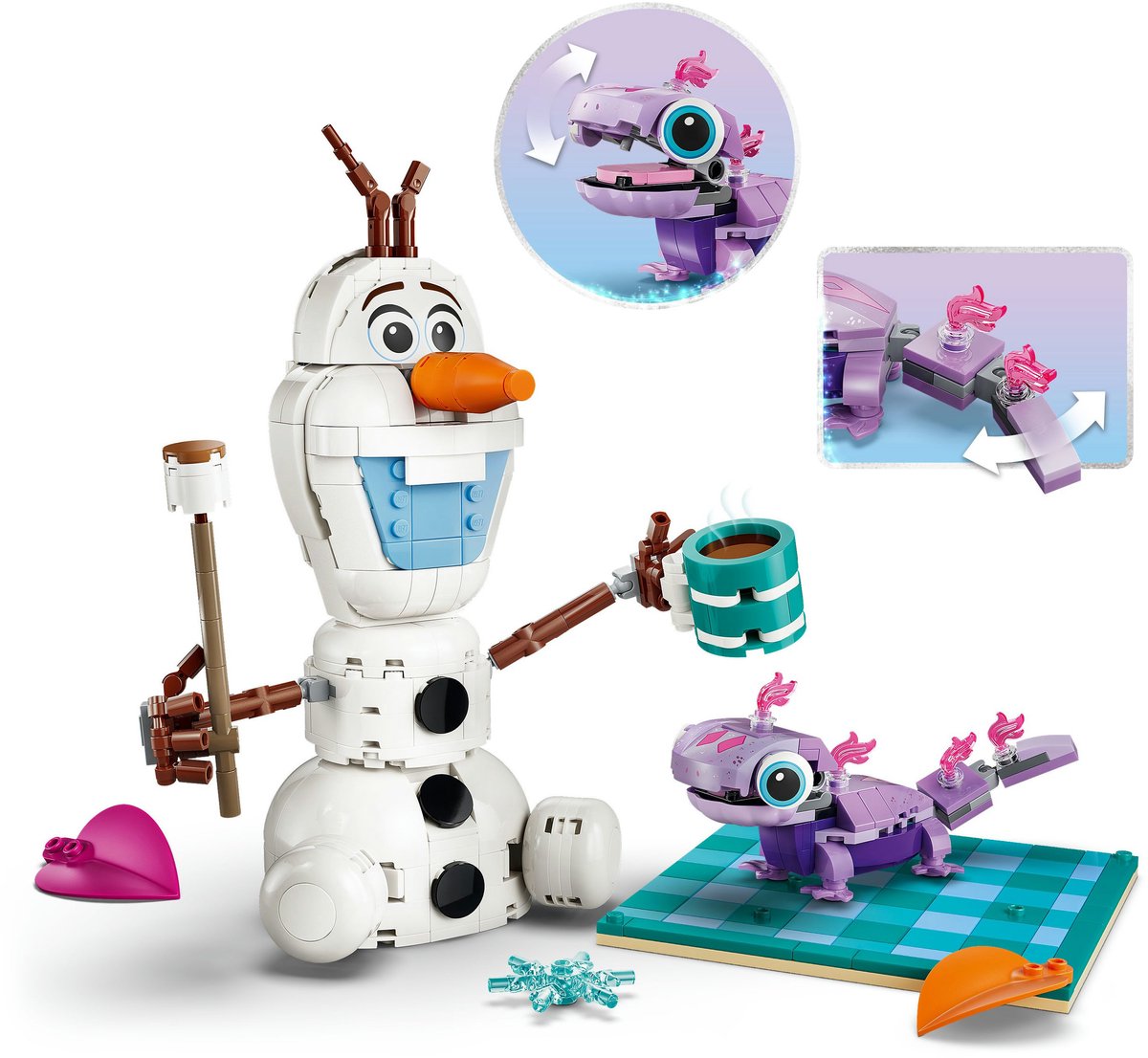 LEGO Disney Frozen Olaf en Bruni's Picknickplezier - 43287 — cadeau in Spellen & Speelgoed - foto 3