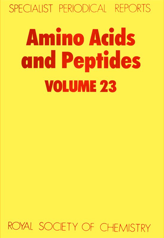 Specialist Periodical Reports - Amino Acids and Peptides- Am ... - cover