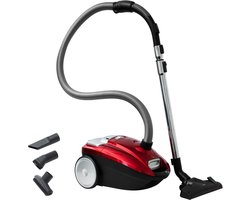 Inventum ST306RZA - Stofzuiger met zak - 3 liter - HEPA 13 - Snoerlengte 7 meter - Rood