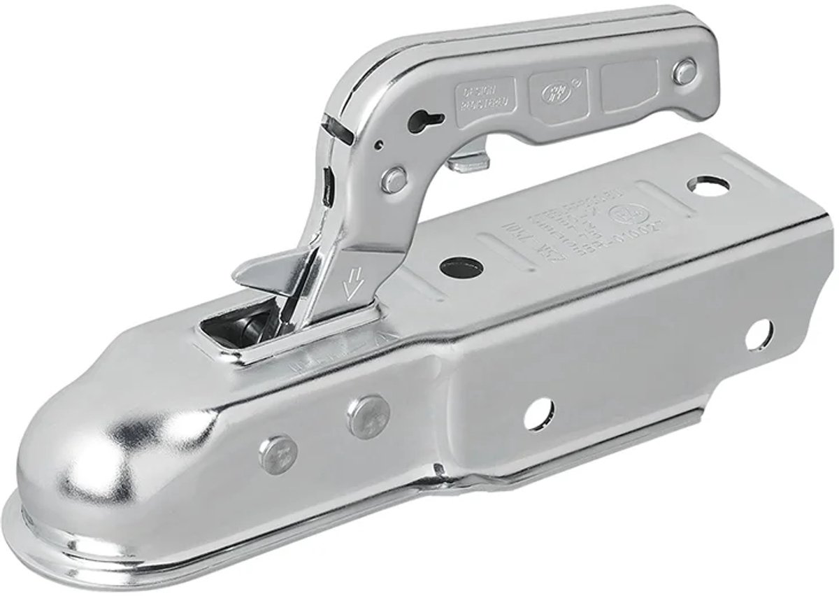 Volkstool® Kogelkoppeling - Caravankoppeling - Trekhaakkoppeling - Disselkoppeling - Vierkant - Diameter van 60 mm - Maximale Belasting van 800 kg - Met E-keurmerk